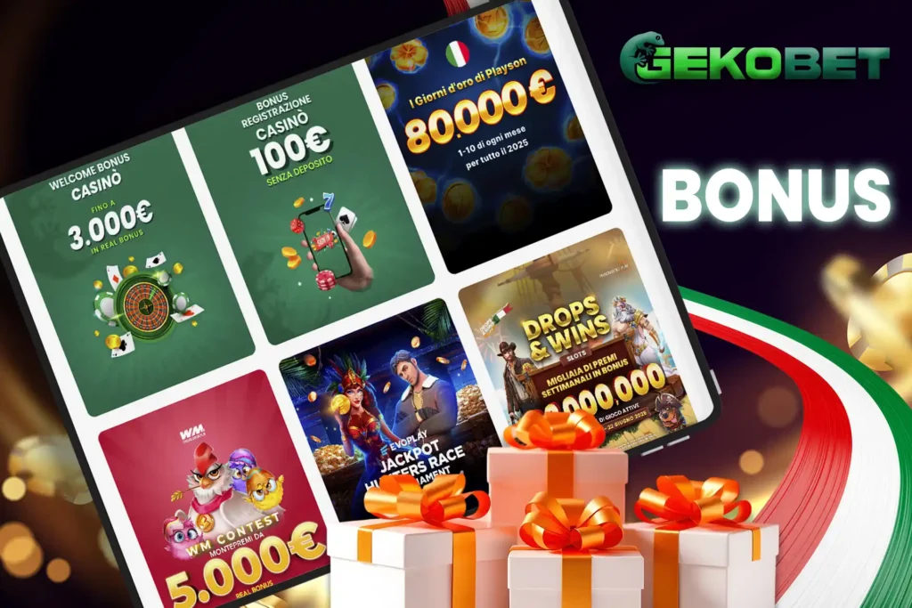 Ampia scelta di bonus del casinò