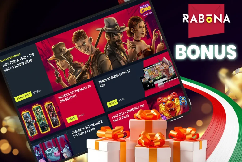 Ampia scelta di bonus del casinò